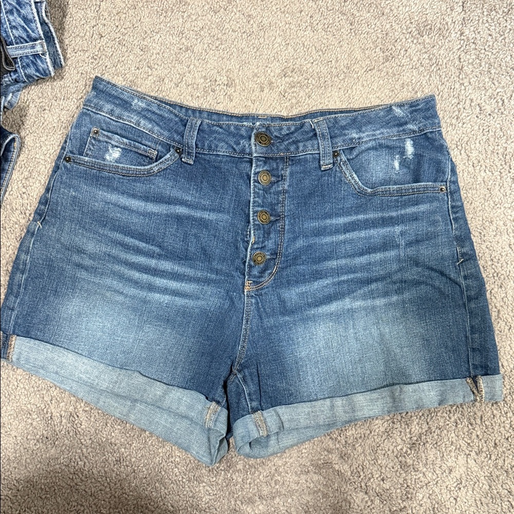 Time and Tru Blue Jean Shorts